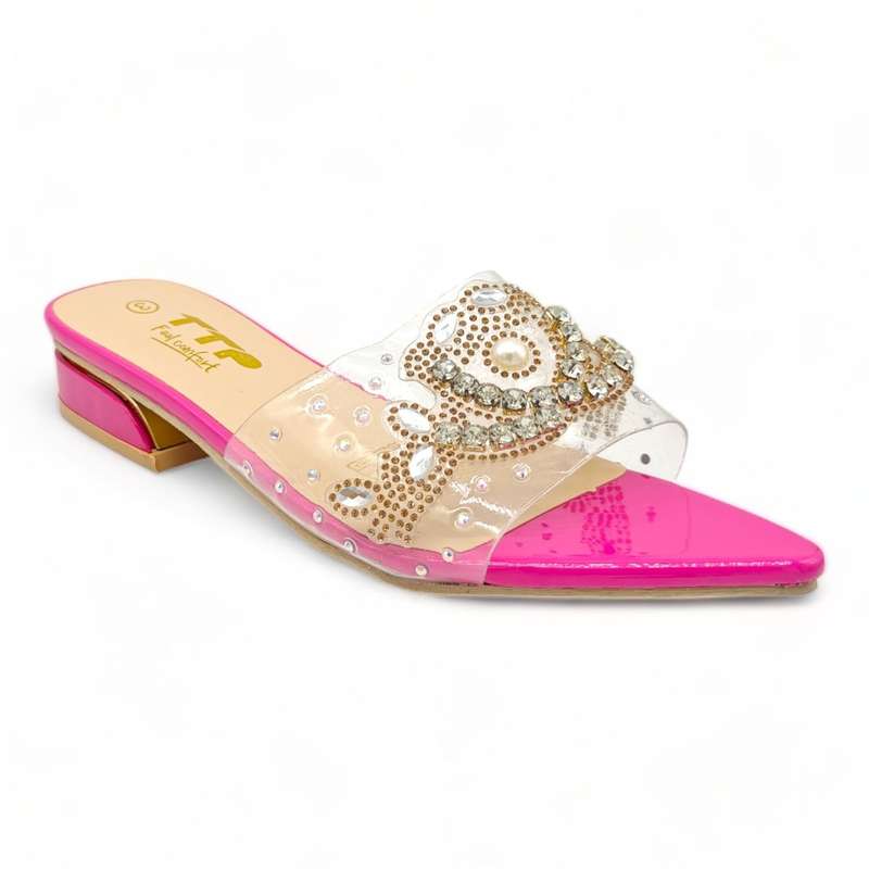 TTP Flatform Crystal Clear Sandals XB23639