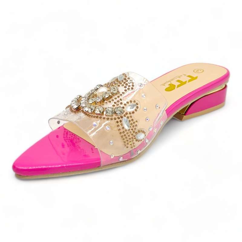 TTP Flatform Crystal Clear Sandals XB23639
