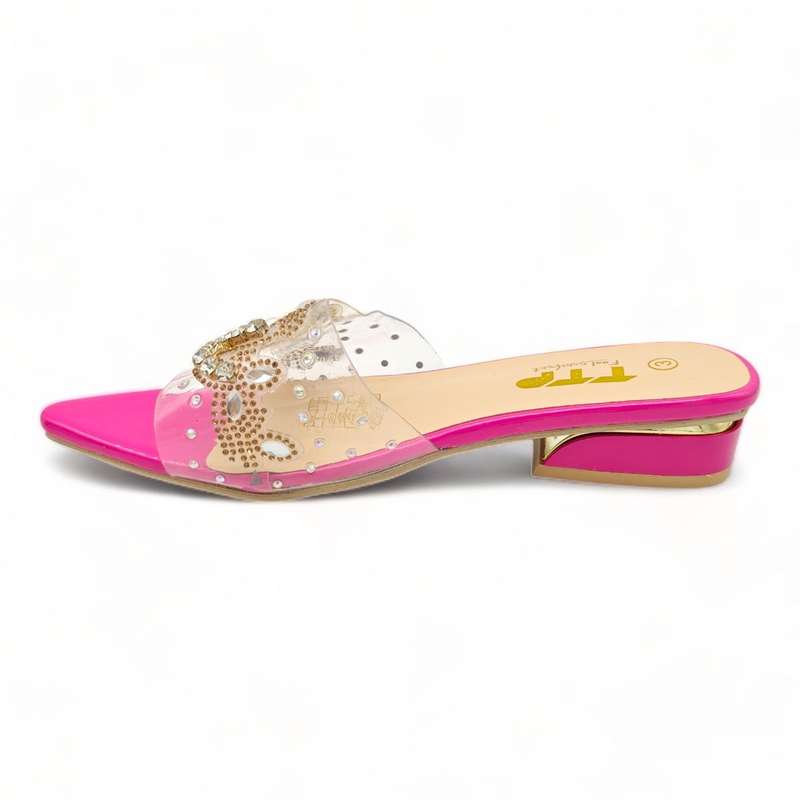 TTP Flatform Crystal Clear Sandals XB23639