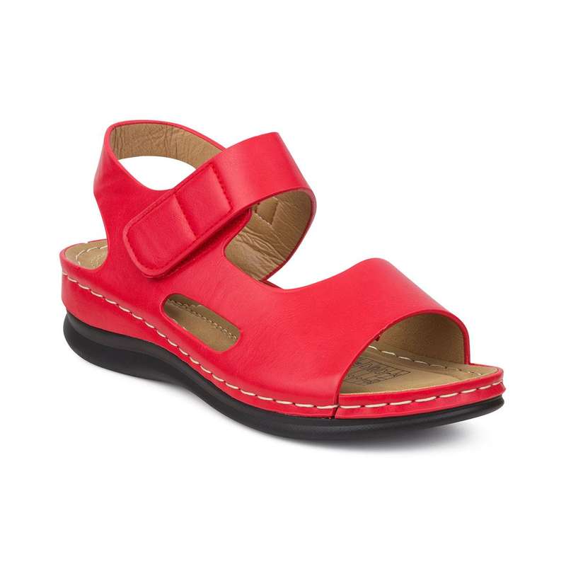 TTP Ladies Comfortable Hook & Loop Strap Sandal L18814