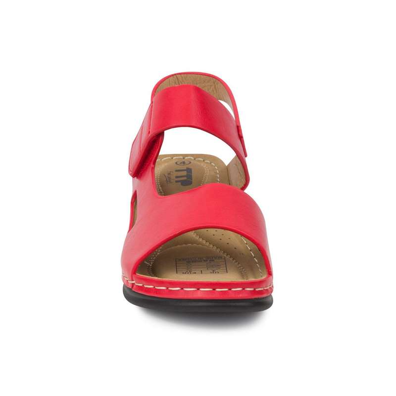 TTP Ladies Comfortable Hook & Loop Strap Sandal L18814