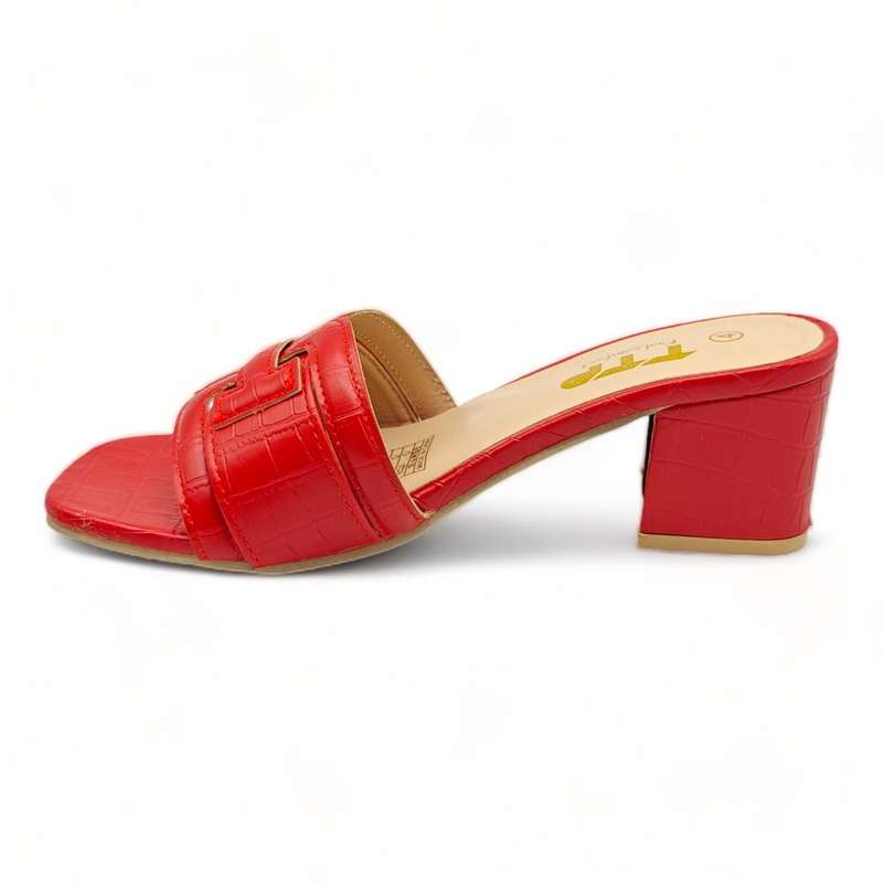 TTP Block Heel Sandals with PU Detailing XB23640