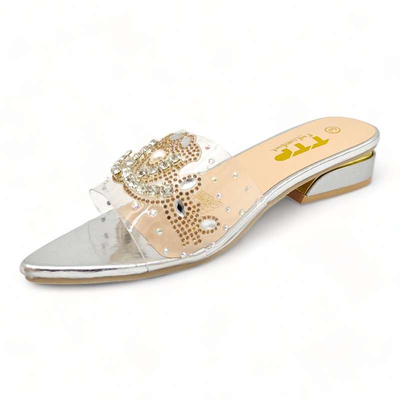 TTP Flatform Crystal Clear Sandals XB23639