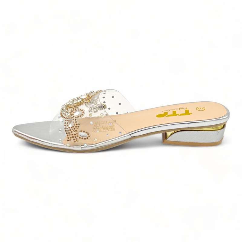 TTP Flatform Crystal Clear Sandals XB23639