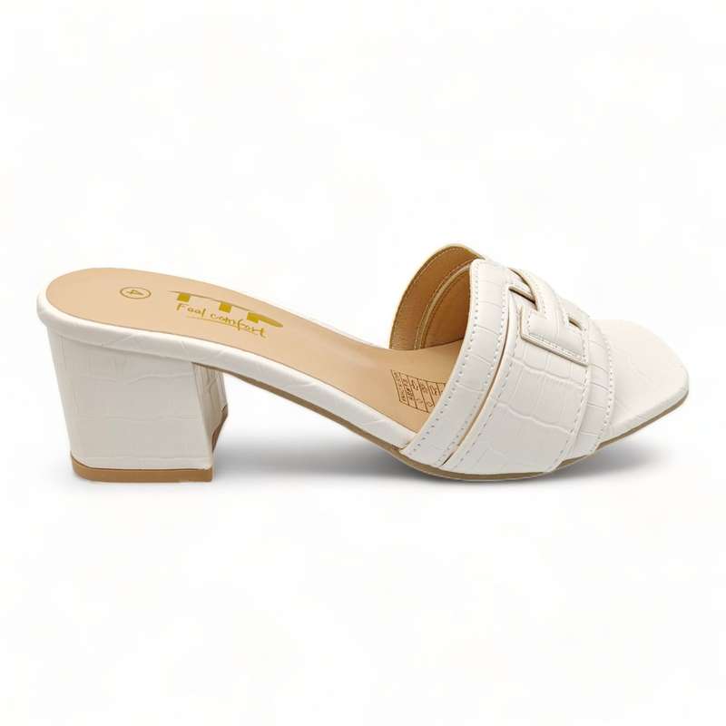 TTP Block Heel Sandals with PU Detailing XB23640