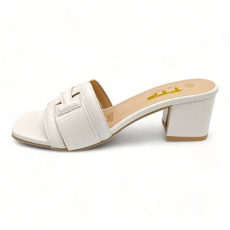 TTP Block Heel Sandals with PU Detailing XB23640