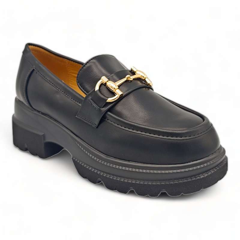 TTP Fashion Platform Loafers with Decor XB230811-1