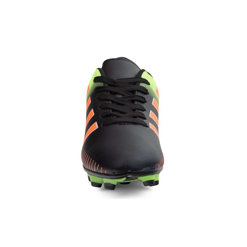 Youth PU 12 Stud Soccer Boot with Line Details QX22009