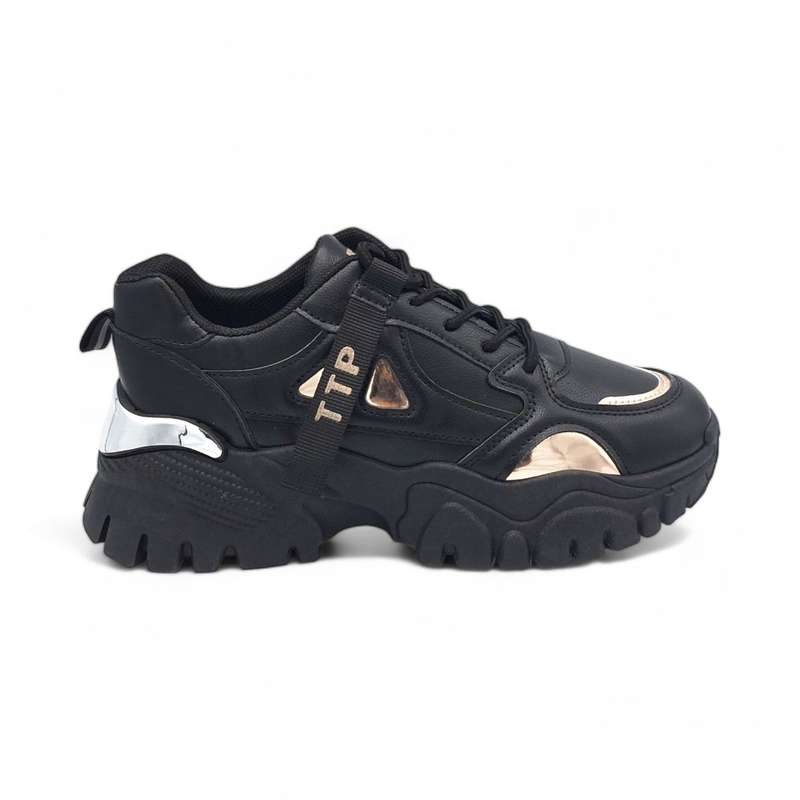 TTP Women PU Fashion Platform Lace Up Sneakers XB210601B