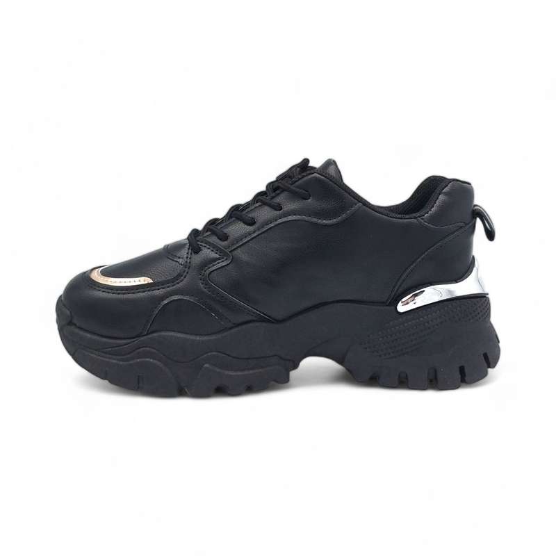 TTP Women PU Fashion Platform Lace Up Sneakers XB210601B
