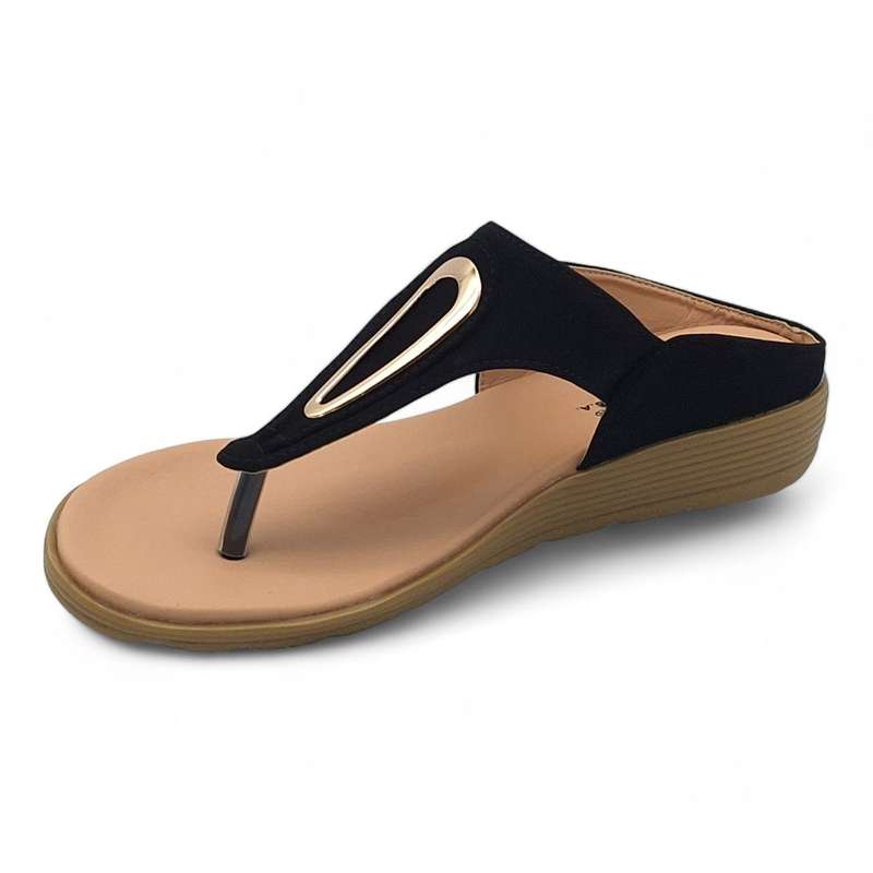 ALXIR Women Thong Sandals with Decor PSL2146