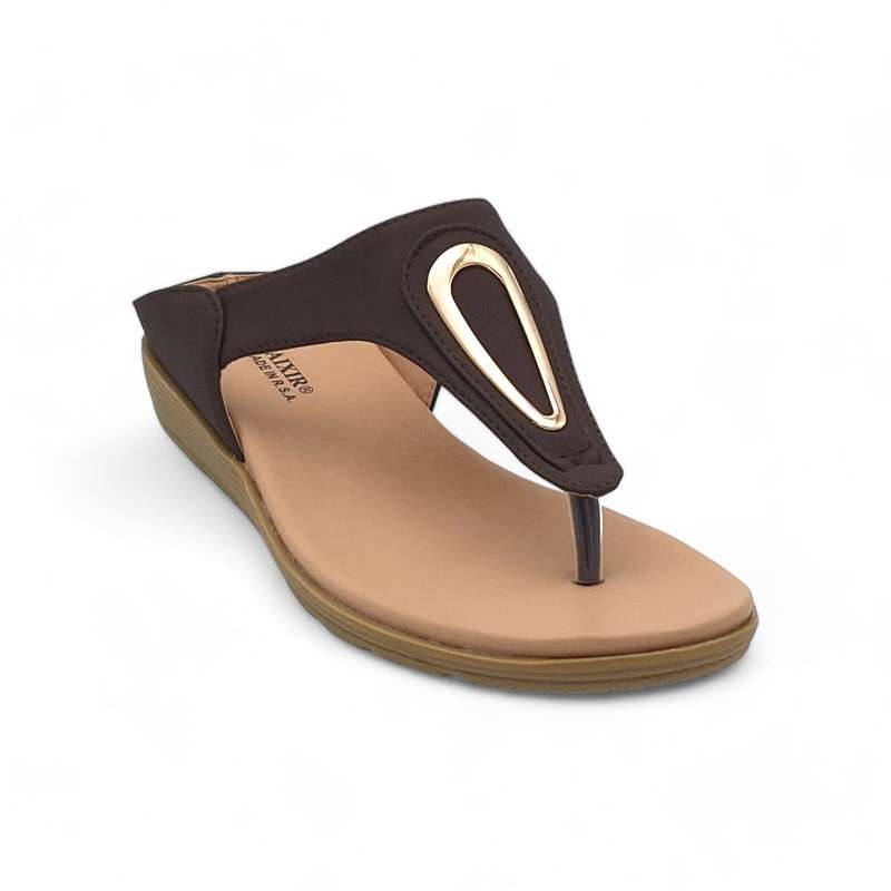 ALXIR Women Thong Sandals with Decor PSL2146