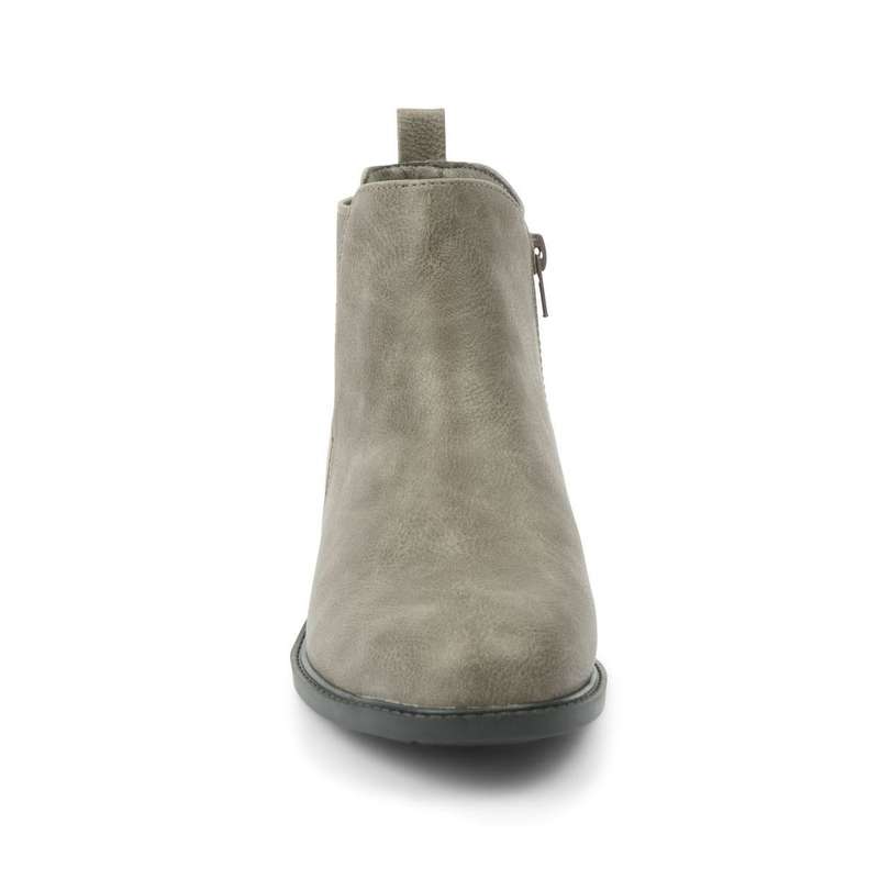 Alxir Ladies Ankle Boot with Elasticated Side and Side Zipper - PSL2063