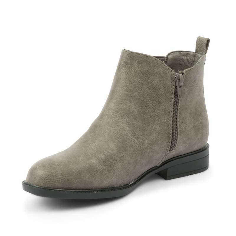 Alxir Ladies Ankle Boot with Elasticated Side and Side Zipper - PSL2063