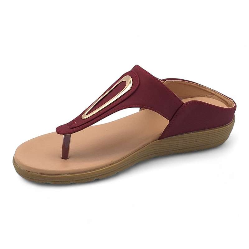 ALXIR Women Thong Sandals with Decor PSL2146