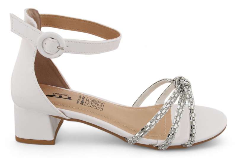 TTP Women Patent Ankle Strap Block Heel Sandals HT240625