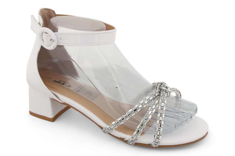 TTP Women Patent Ankle Strap Block Heel Sandals HT240625
