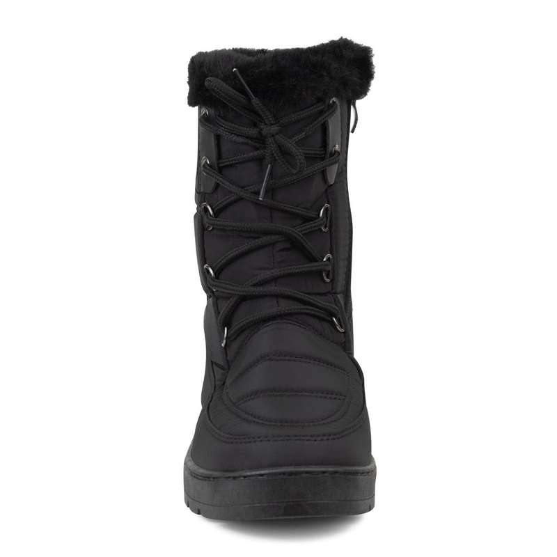 TTP - Snow Boots with Fur lining Shoe Lace and Side Zipper - YZCR230319