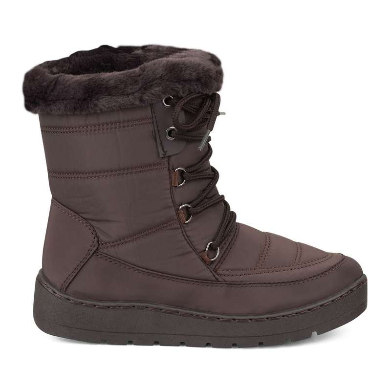 TTP - Snow Boots with Fur lining Shoe Lace and Side Zipper - YZCR230319