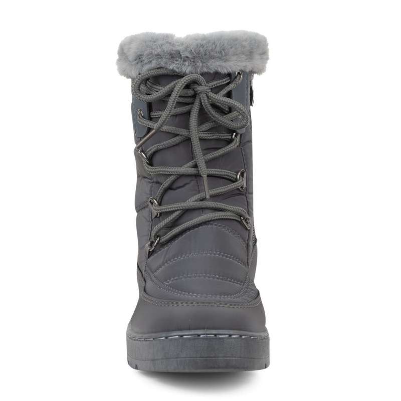 TTP - Snow Boots with Fur lining Shoe Lace and Side Zipper - YZCR230319