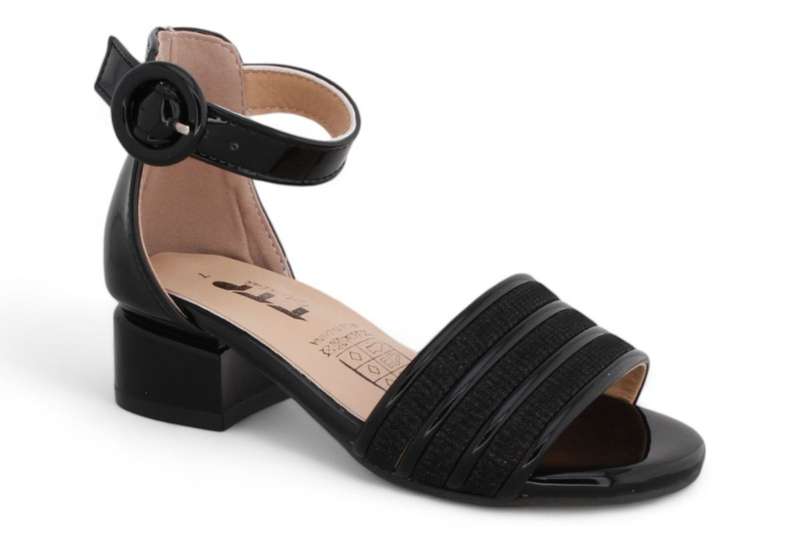 TTP Girls Block Heel Sandals with Ankle Strap HT001