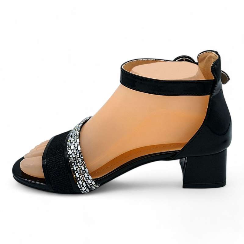 TTP Women Ankle Strap Low Block Heel Sandals - HT005