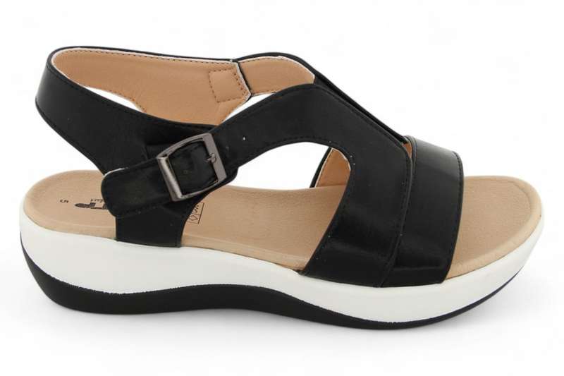 TTP Women Platform Strappy T-Bar Sandals with Buckle - HT2207-6