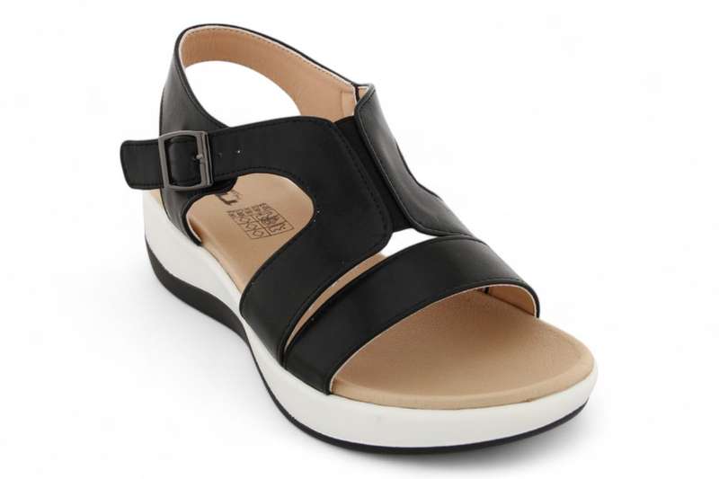 TTP Women Platform Strappy T-Bar Sandals with Buckle - HT2207-6