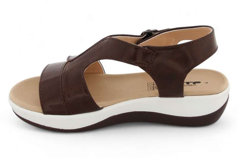 TTP Women Platform Strappy T-Bar Sandals with Buckle - HT2207-6