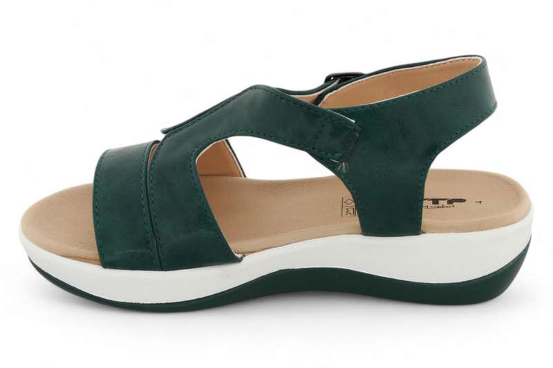 TTP Women Platform Strappy T-Bar Sandals with Buckle - HT2207-6