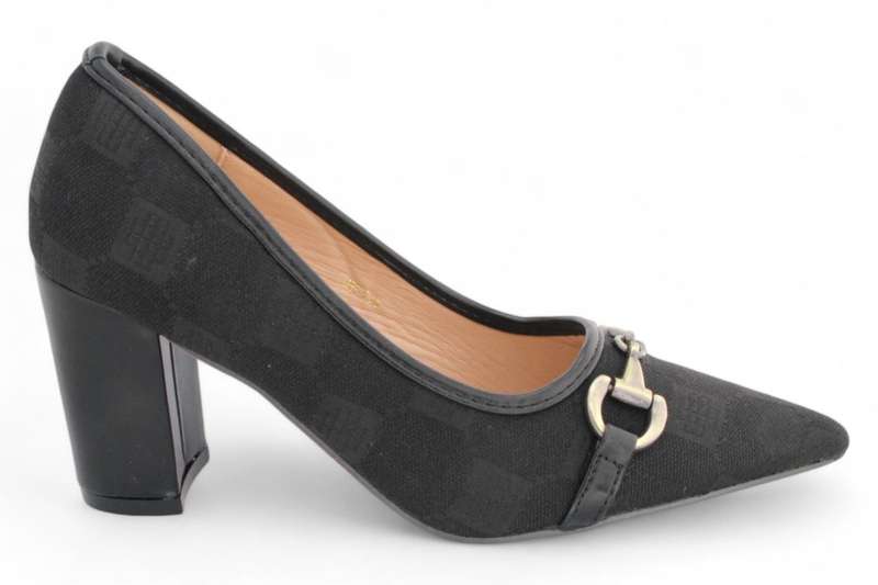 TTP Women Textile Block Heel JSF109