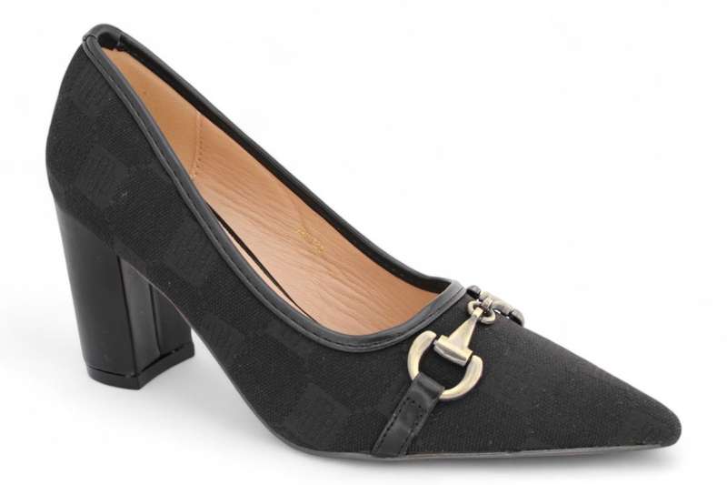 TTP Women Textile Block Heel JSF109