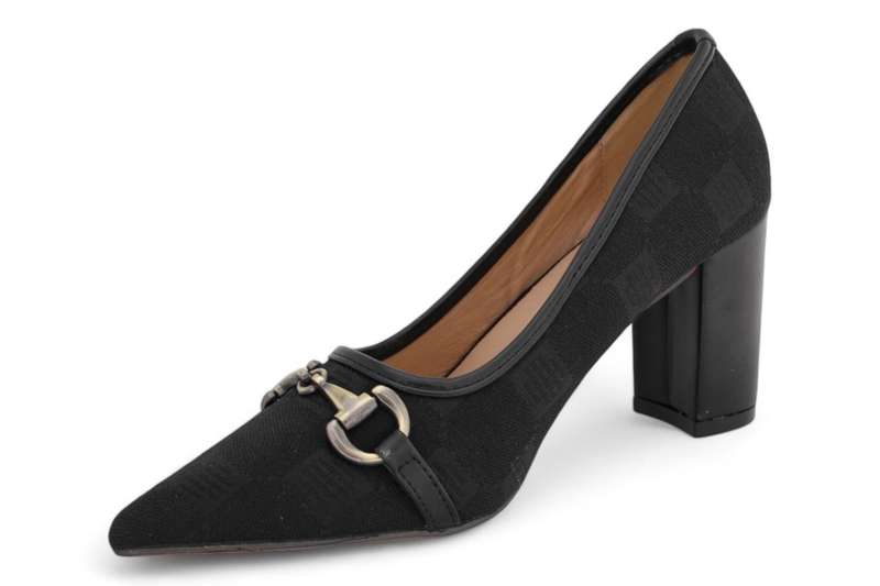 TTP Women Textile Block Heel JSF109