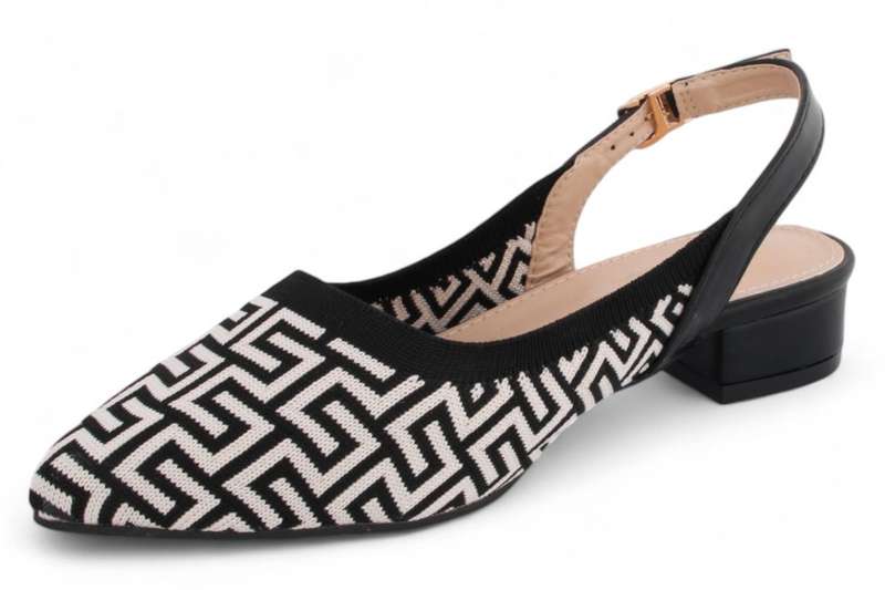 TTP Women Geometric Slingback Mule JSF110