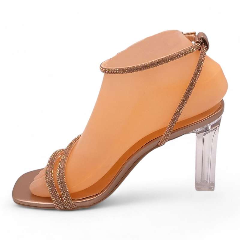 TTP Women Block Heel Slingback Ankle Strap Sandal- JSF123