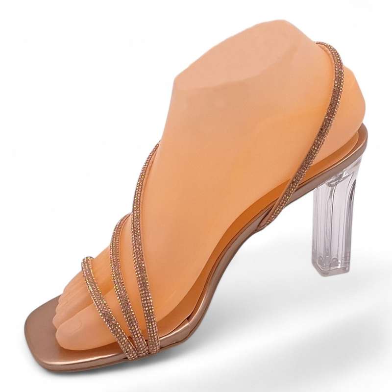 TTP Women Pull-On Wave Strap Block Heel Sandals - JSF125