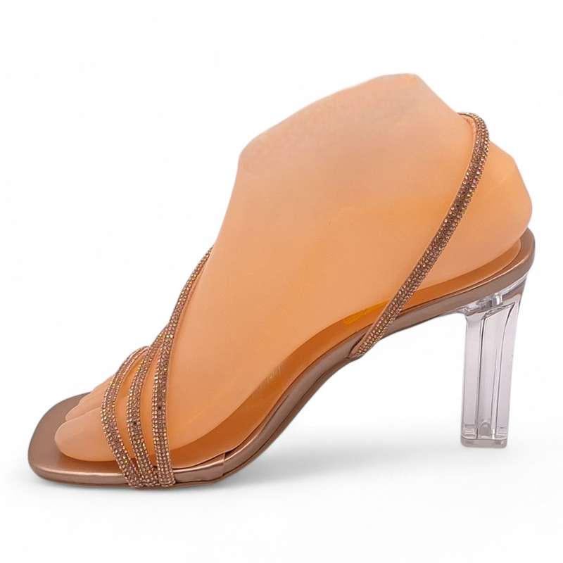 TTP Women Pull-On Wave Strap Block Heel Sandals - JSF125