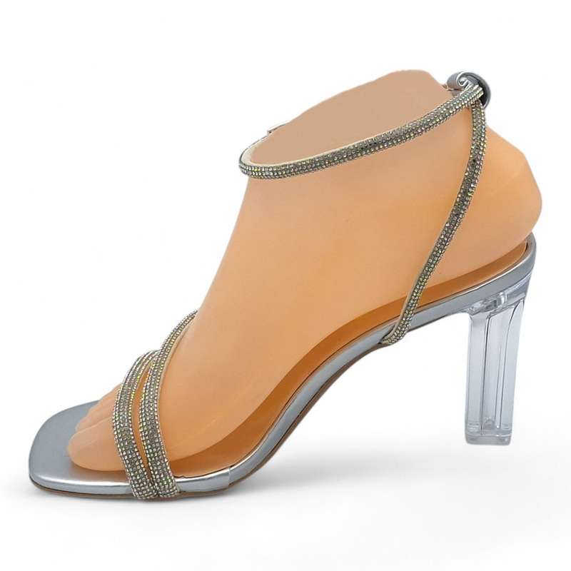 TTP Women Block Heel Slingback Ankle Strap Sandal- JSF123