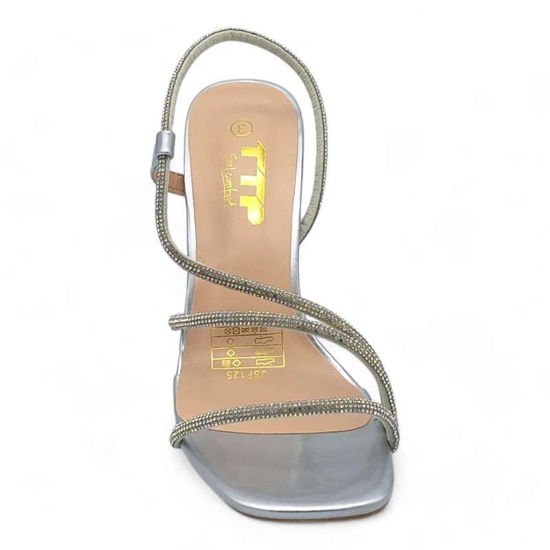 TTP Women Pull-On Wave Strap Block Heel Sandals - JSF125