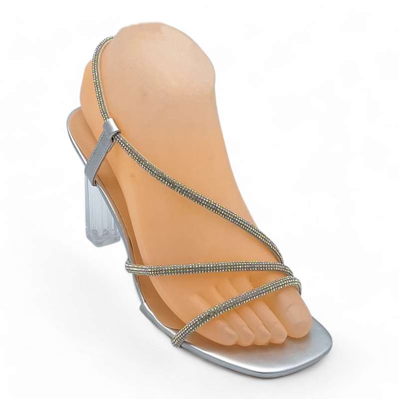 TTP Women Pull-On Wave Strap Block Heel Sandals - JSF125