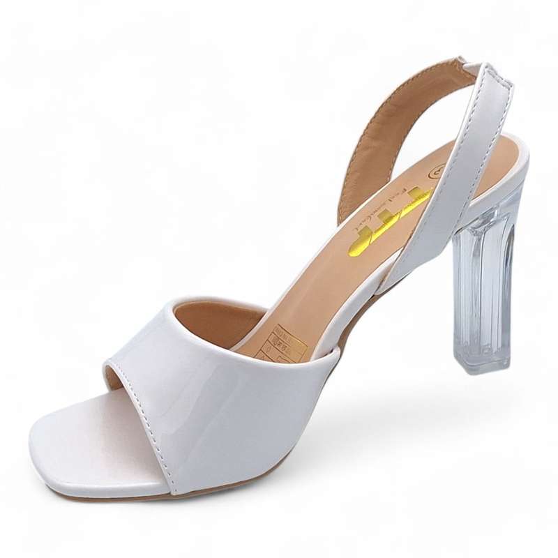 TTP Women Classic Elasticated Slingback Block Heel Sandal JSF128