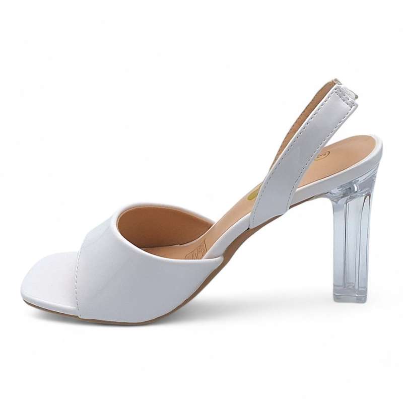 TTP Women Classic Elasticated Slingback Block Heel Sandal JSF128