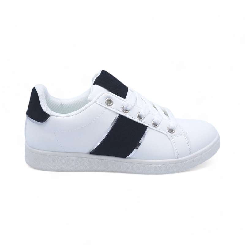 Women PU Fashion Sneakers with Square Decor XB31002
