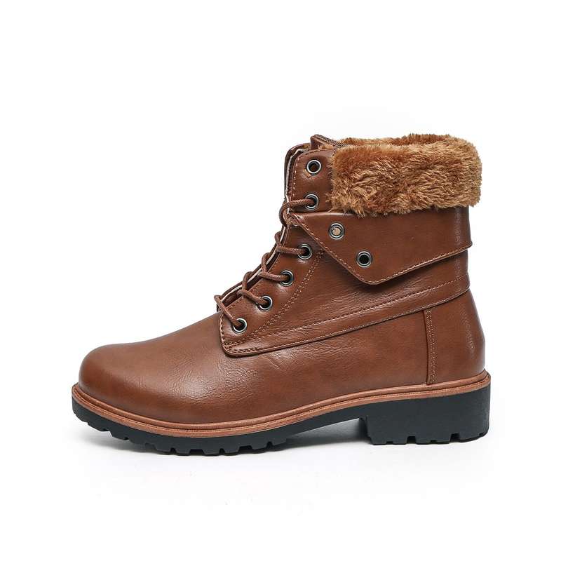 TTP Fashion Ankle Boots with PU Fur Lining XB8208