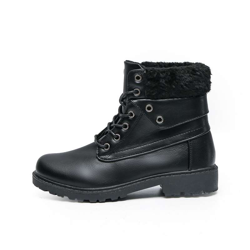 TTP Fashion Ankle Boots with PU Fur Lining XB8208