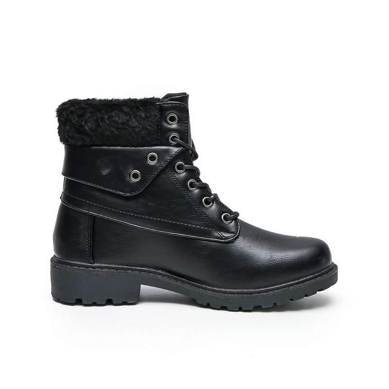 TTP Fashion Ankle Boots with PU Fur Lining XB8208