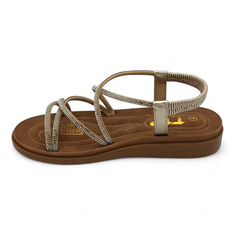 TTP Women Strappy Comfortable Embellished Sandal - MJ251010-2