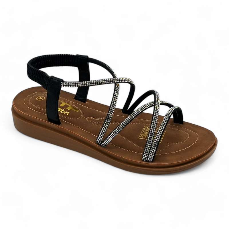 TTP Women Strappy Comfortable Embellished Sandal - MJ251010-2