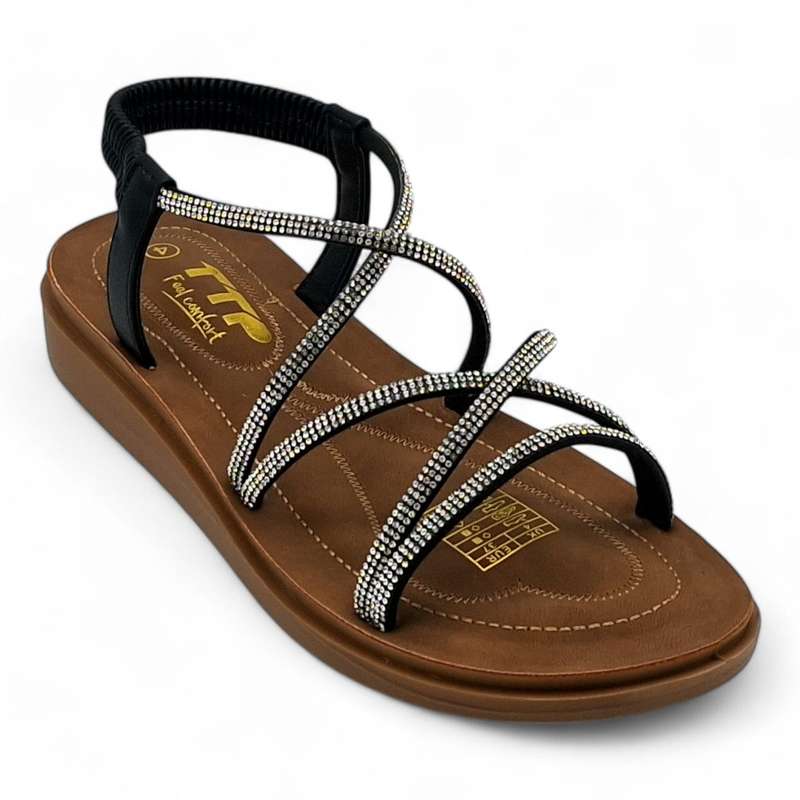 TTP Women Strappy Comfortable Embellished Sandal - MJ251010-2