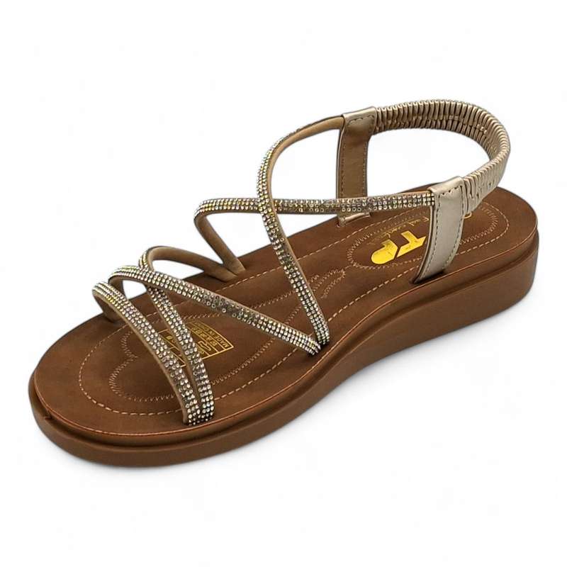 TTP Women Strappy Comfortable Embellished Sandal - MJ251010-2